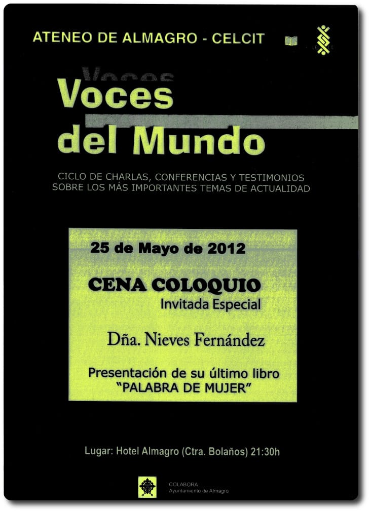 Cena-Coloquio en el Ateneo de Almagro