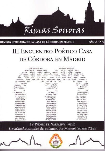 Rimas Sonoras. III Encuentro Casa de Córdoba en Madrid