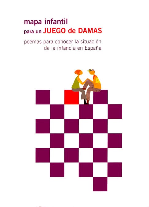 Mapa infantil para un juego de damas